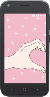 Силіконовий чехол Половинка серця для ZTE L110 - 4340u-435 изображение 