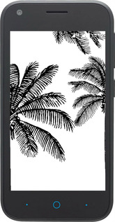 Силіконовий чехол Пальми1 для ZTE L110 - 4634u-435 изображение 