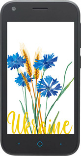 Силіконовий чехол Ukraine v2 для ZTE L110 - 5445u-435 изображение 