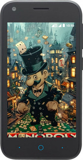 Силиконовый чехол Сказочный Monopoly для ZTE L110 - 6086u-435 изображение 