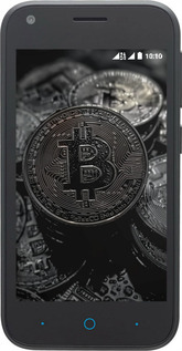 Силіконовий чехол Black Bitcoin для ZTE L110 - 6090u-435 изображение 