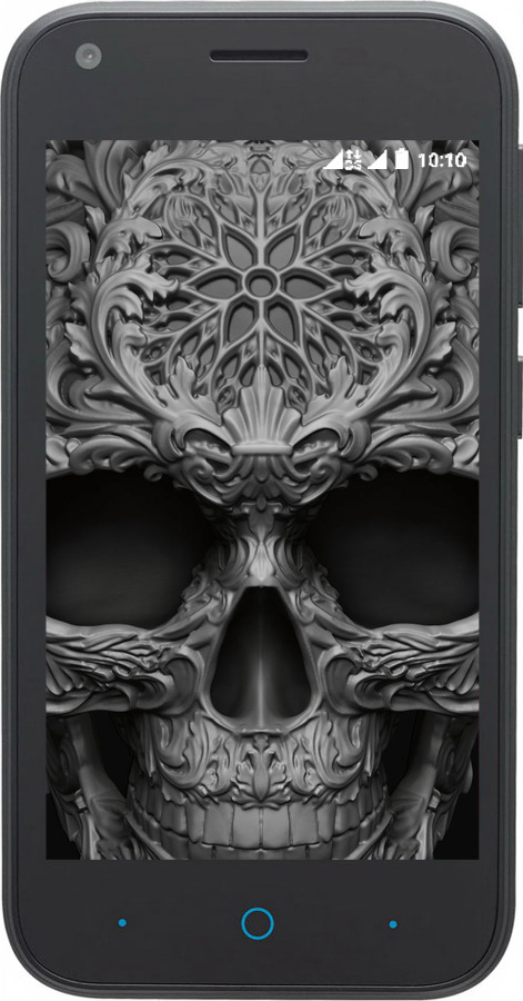 Силиконовый чехол skull-ornament для ZTE L110 - 4101u-435 изображение 