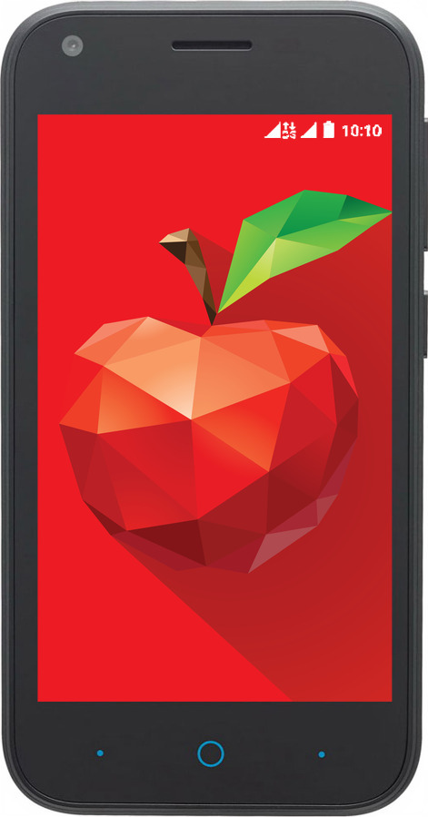 Силиконовый чехол Яблоко для ZTE L110 - 4696u-435 изображение 