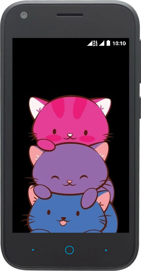 Силіконовий чехол Милі котятка для ZTE L110 - 6518u-435 изображение 