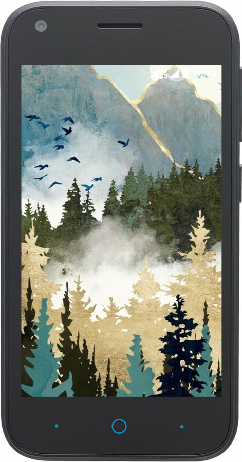 Силиконовый чехол С изображением лесного пейзажа для ZTE L110 - 6548u-435 изображение 