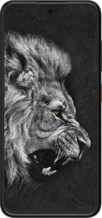 Силіконовий чехол Лев для ZTE Nubia V70 Design - 1080u-4084 изображение 