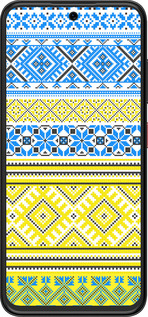 Силіконовий чехол Вишиванка 40 для ZTE Nubia V70 Design - 1174u-4084 изображение 