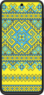 Силиконовый чехол Вышиванка 41 для ZTE Nubia V70 Design - 1175u-4084 изображение 