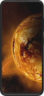 Силіконовий чехол Жовтий Сатурн для ZTE Nubia V70 Design - 170u-4084 изображение 