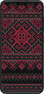 Силиконовый чехол Вышиванка 52 для ZTE Nubia V70 Design - 1763u-4084 изображение 