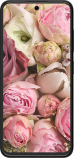 Силиконовый чехол Розы v2 для ZTE Nubia V70 Design - 2320u-4084 изображение 