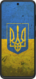 Силіконовий чехол Прапор і герб України 2 для ZTE Nubia V70 Design - 378u-4084 изображение 
