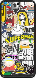 Силиконовый чехол Popular logos для ZTE Nubia V70 Design - 4023u-4084 изображение 