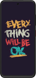 Силиконовый чехол Все будет хорошо для ZTE Nubia V70 Design - 4068u-4084 изображение 