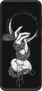 Силиконовый чехол Змея в руке для ZTE Nubia V70 Design - 4149u-4084 изображение 