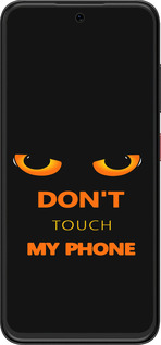 Силиконовый чехол Don't touch the phone для ZTE Nubia V70 Design - 4261u-4084 изображение 