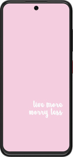 Силиконовый чехол Живи больше для ZTE Nubia V70 Design - 4347u-4084 изображение 