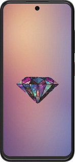 Силиконовый чехол Диамант для ZTE Nubia V70 Design - 4352u-4084 изображение 