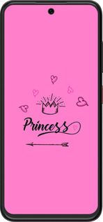 Силіконовий чехол Princess для ZTE Nubia V70 Design - 4361u-4084 изображение 