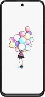 Силіконовий чехол Кульки для ZTE Nubia V70 Design - 4387u-4084 изображение 