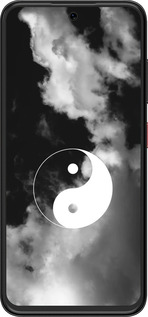 Силиконовый чехол Инь и Янь для ZTE Nubia V70 Design - 4389u-4084 изображение 