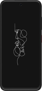 Силиконовый чехол Пара для ZTE Nubia V70 Design - 4457u-4084 изображение 