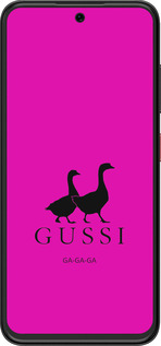 Силіконовий чехол Гуси для ZTE Nubia V70 Design - 4561u-4084 изображение 