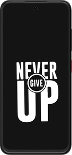 Силіконовий чехол Ніколи не здавайся для ZTE Nubia V70 Design - 4572u-4084 изображение 