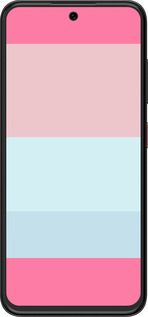 Силиконовый чехол Полосы1 для ZTE Nubia V70 Design - 4589u-4084 изображение 