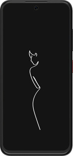 Силиконовый чехол Силуэт1 для ZTE Nubia V70 Design - 4590u-4084 изображение 