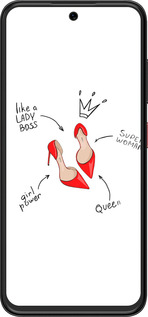 Силіконовий чехол Жінка для ZTE Nubia V70 Design - 4599u-4084 изображение 