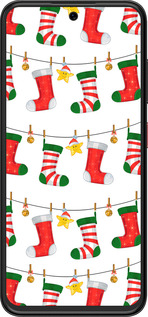 Силіконовий чехол Новорічний 9 для ZTE Nubia V70 Design - 4622u-4084 изображение 