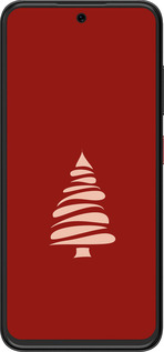 Силиконовый чехол Новогодний 15 для ZTE Nubia V70 Design - 4628u-4084 изображение 