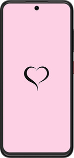 Силіконовий чехол Серце 1 для ZTE Nubia V70 Design - 4730u-4084 изображение 