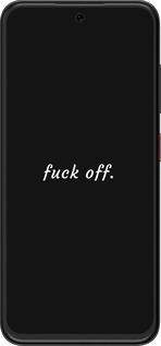 Силиконовый чехол Fuck off для ZTE Nubia V70 Design - 4731u-4084 изображение 