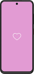 Силіконовий чехол Серце 2 для ZTE Nubia V70 Design - 4863u-4084 изображение 