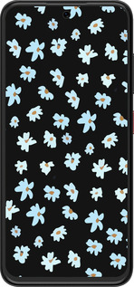 Силиконовый чехол Цветочный для ZTE Nubia V70 Design - 4900u-4084 изображение 