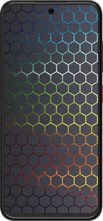 Силиконовый чехол Переливающиеся соты для ZTE Nubia V70 Design - 498u-4084 изображение 