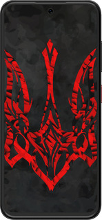 Силиконовый чехол Герб Украины v4 для ZTE Nubia V70 Design - 5319u-4084 изображение 