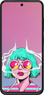 Силиконовый чехол Поп арт девушка для ZTE Nubia V70 Design - 5378u-4084 изображение 