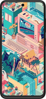 Силиконовый чехол № 5393 для ZTE Nubia V70 Design - 5393u-4084 изображение 