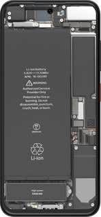 Силиконовый чехол Детали смартфона для ZTE Nubia V70 Design - 5487u-4084 изображение 
