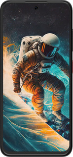 Силіконовий чехол Сноубордист для ZTE Nubia V70 Design - 5604u-4084 изображение 