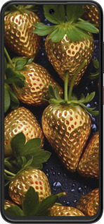 Силіконовий чехол Золота полуниця для ZTE Nubia V70 Design - 5637u-4084 изображение 