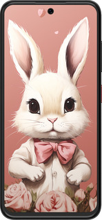 Силиконовый чехол Зайчик для ZTE Nubia V70 Design - 5669u-4084 изображение 