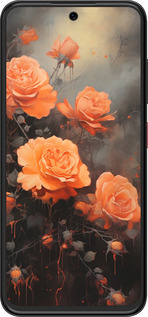 Силиконовый чехол Оранжевые розы для ZTE Nubia V70 Design - 5944u-4084 изображение 