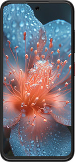 Силиконовый чехол Роса на цветке для ZTE Nubia V70 Design - 6039u-4084 изображение 