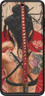 Силиконовый чехол Тайна катаны для ZTE Nubia V70 Design - 6074u-4084 изображение 