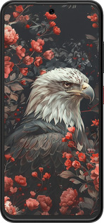 Силиконовый чехол Цветочный страж для ZTE Nubia V70 Design - 6102u-4084 изображение 