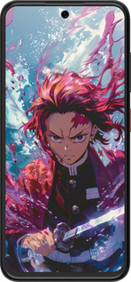 Силіконовий чехол Танджиро Камадо: Клинок, що розсікає демонів для ZTE Nubia V70 Design - 6111u-4084 изображение 